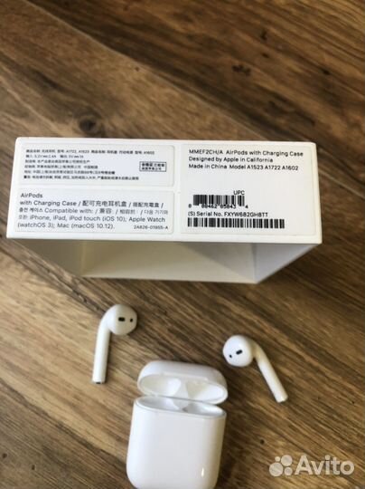 Беспроводные наушники apple airpods 1