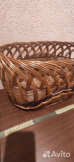 Корзина плетеная большая