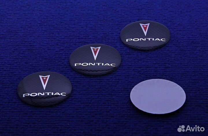 Комплект 3D наклеек для диска Pontiac 56 мм