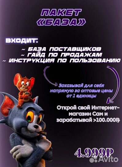 Готовый бизнес/дропшиппинг
