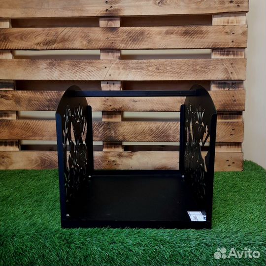 Металлическая дровница 