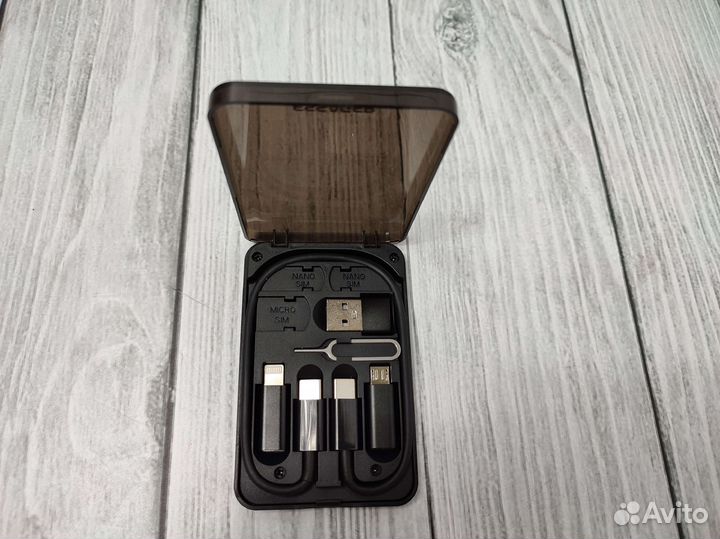 Набор Erraser 4в1 - Type-c, microusb, lighting