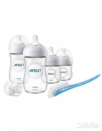 Набор бутылочек Philips Avent Natural с 0 месяцев