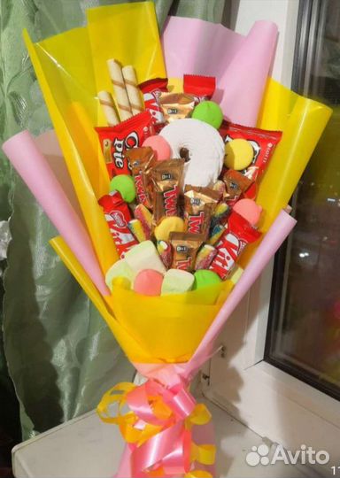 Сладкие букеты миксы