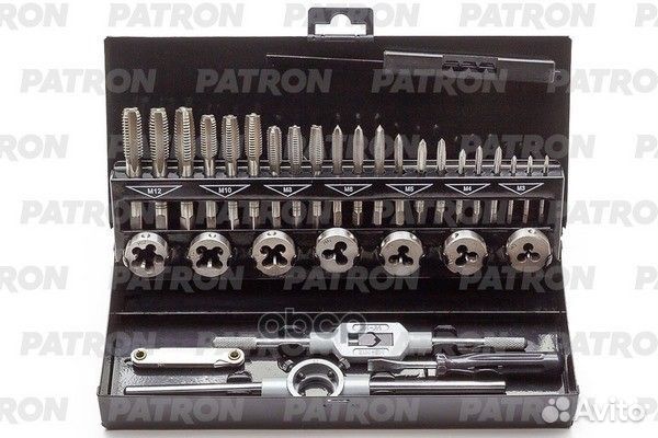 Patron Набор метчиков и плашек 32 пр: метрическ