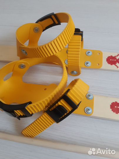 Лыжи детские беговые 110 см палками