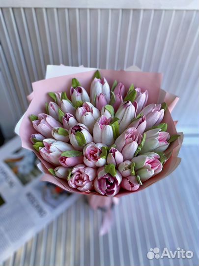 Зефирные цветы тюльпаны