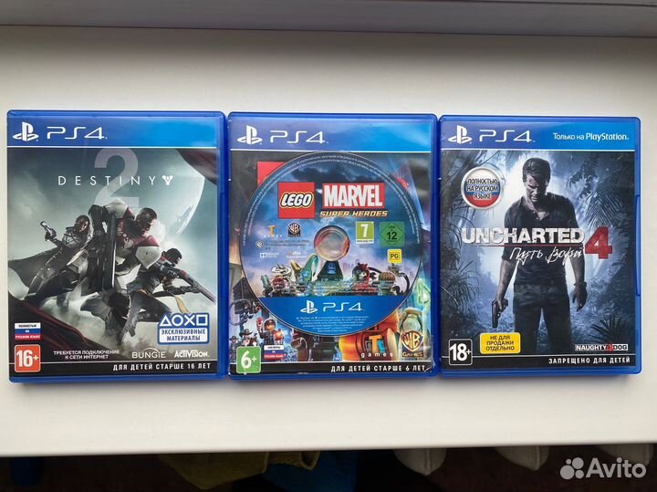 Игры для приставок PS4