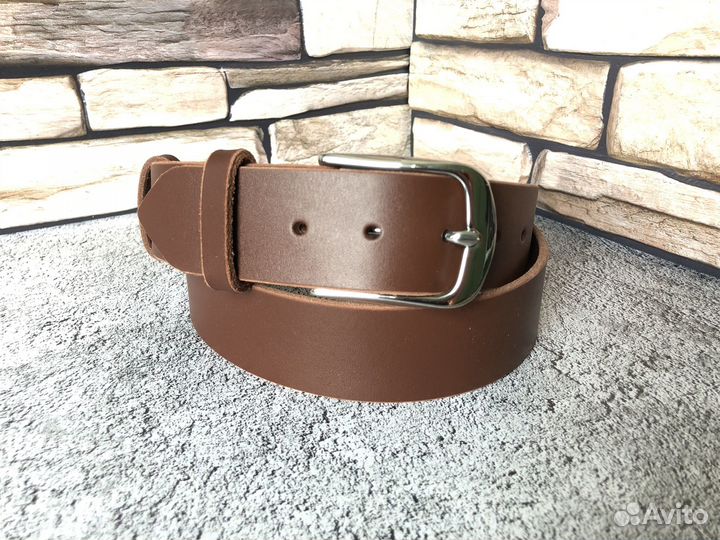 Ремень мужской натуральная кожа ручная работа