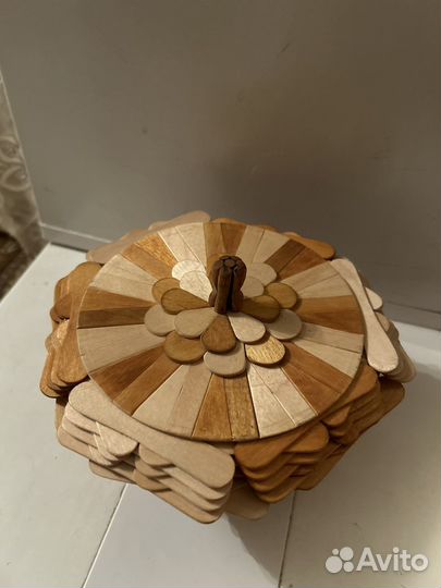 Ваза деревянная (шкатулка)