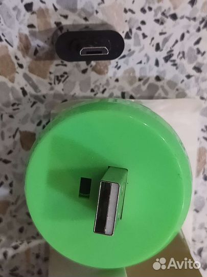 Светодиодный мини диско шар с микрофоном в авто