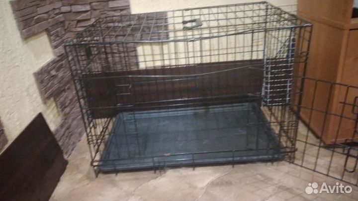 Двухдверная клетка для собак