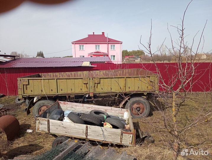 Прицеп бортовой на ЗИЛ и камаз, бортовой