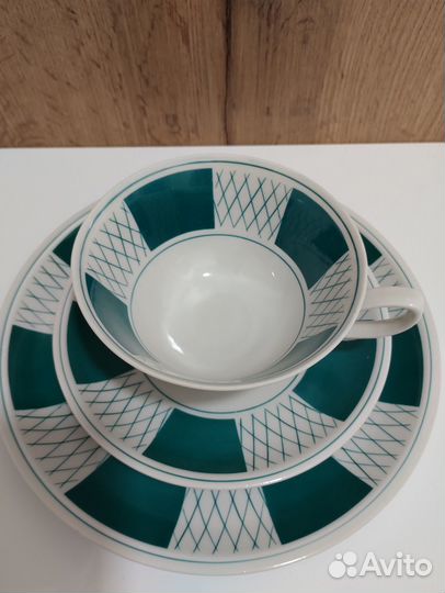 Трио ручная роспись Германия до1945г