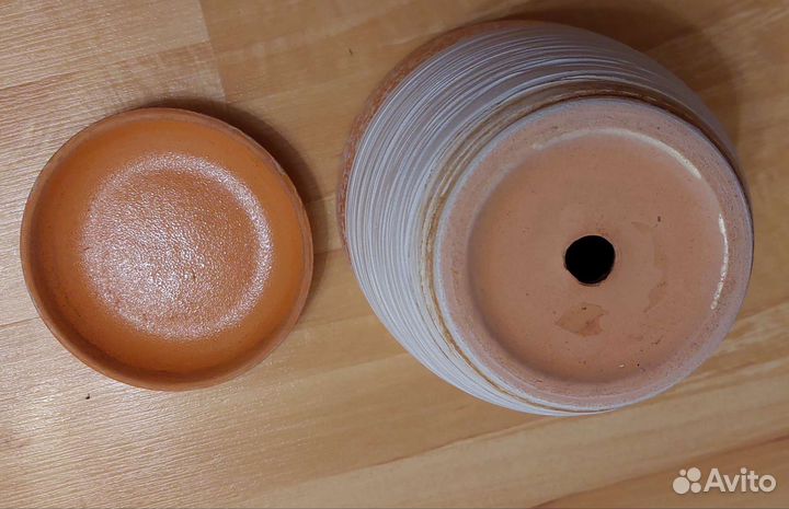 Кашпо / Горшок для цветов керамический