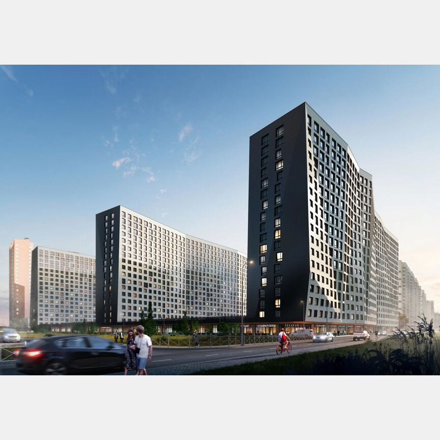 2-к. квартира, 61,6 м², 16/18 эт.