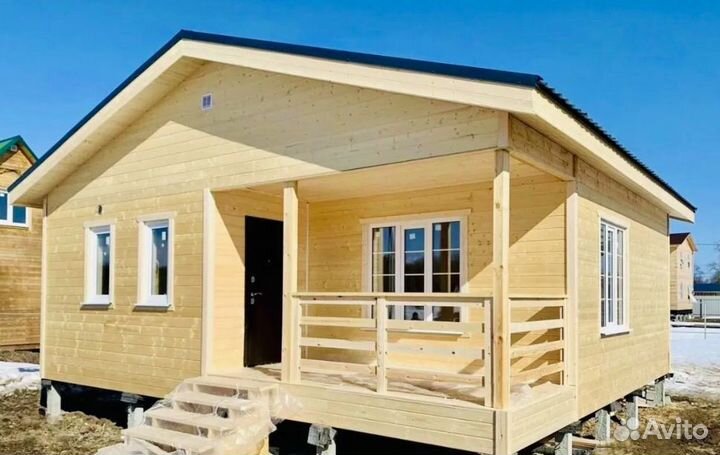 Дом из бруса строительство под ключ