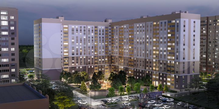 2-к. квартира, 60,3 м², 14/15 эт.