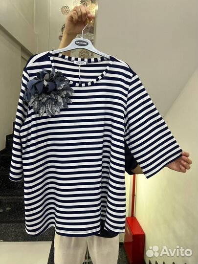 Туника с брошью до 62