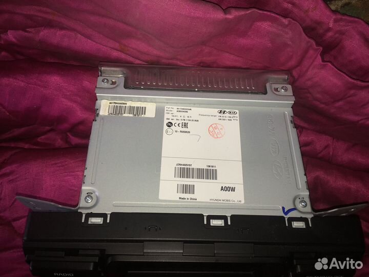 Магнитола kia rio 4 киа рио штатная