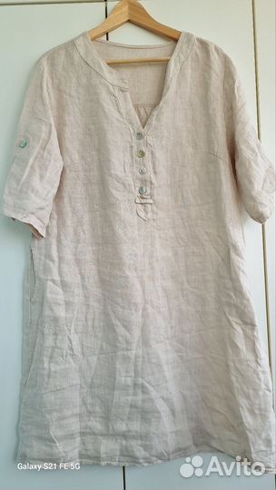 Платье лен