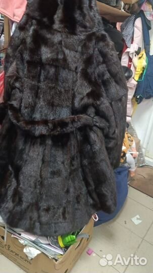 Шуба норковая 42 44 бу