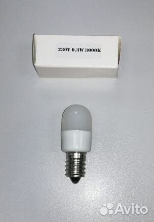 Лампочка диодная холодильника E14 230v 0.3w 02LL04