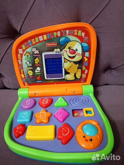 Fisher price, учёный щенок, развивающие игрушки