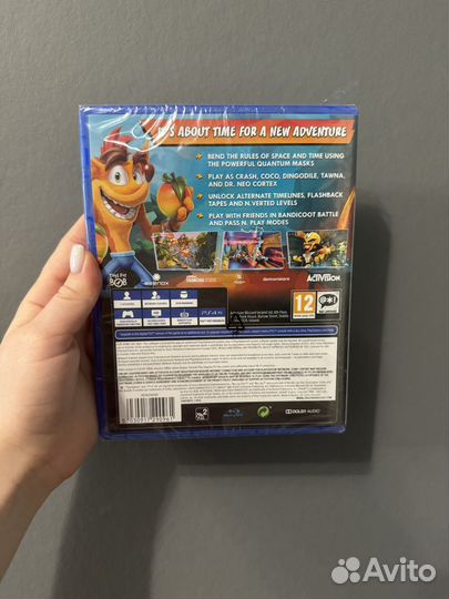 Игра Crash bandicoot 4 :It's about time ps4