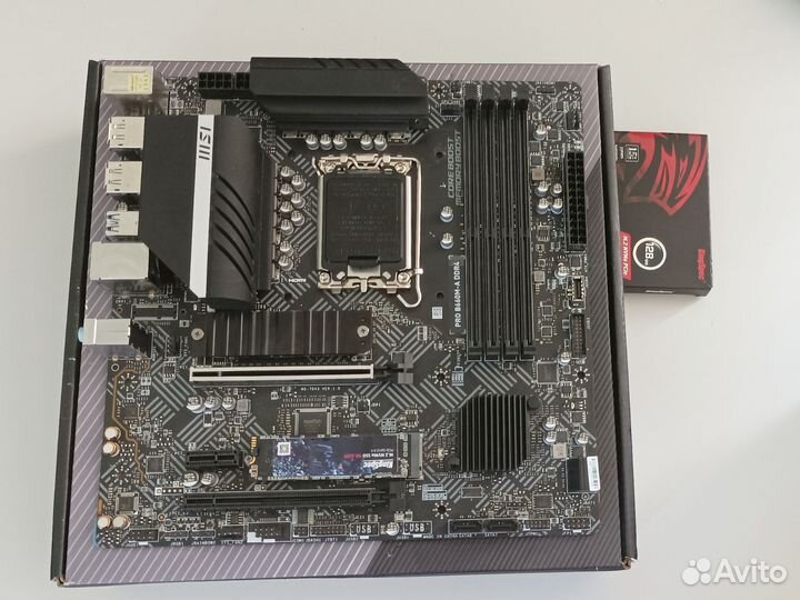 Комплект MSI PRO B660M-A + SSD Nvme 128gb