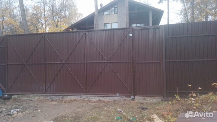 Ворота откатные автоматические