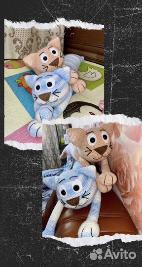 Вязаные игрушки ручной работы