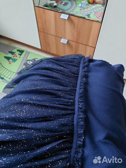 Нарядное платье для девочки р.86