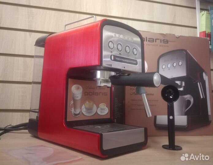 Кофемашина рожковая polaris PCM 1516E