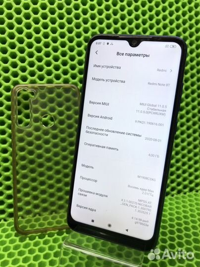 Телефон xiaomi redmi note 8t (30798)
