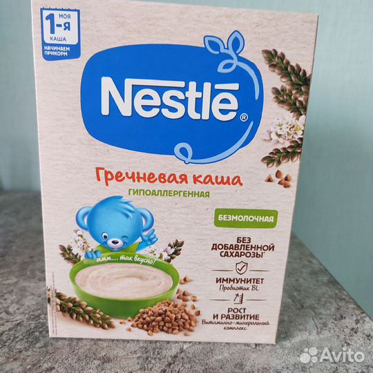 Каша нестле безмолочная