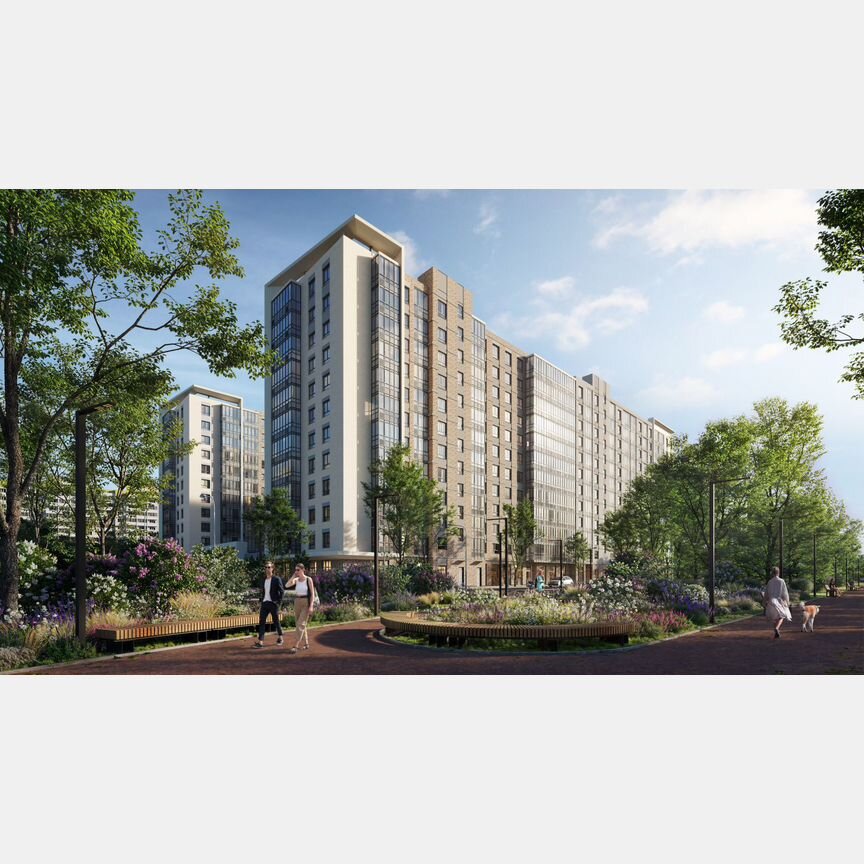 2-к. квартира, 46,3 м², 12/12 эт.