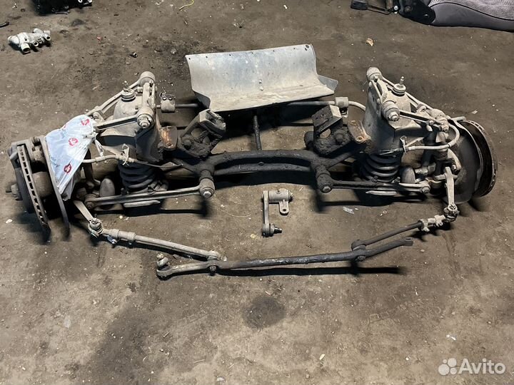 Передняя балка на волгу на шкворнях