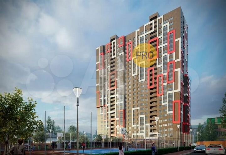 2-к. квартира, 65,1 м², 24/25 эт.