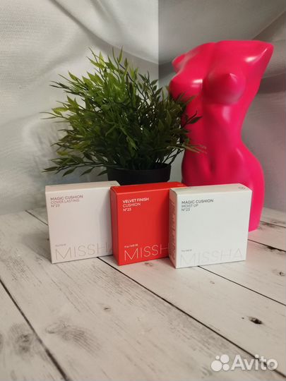 Тональный крем-кушон Missha Velvet Finish Cushion