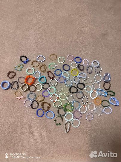 Кольцо из бисера