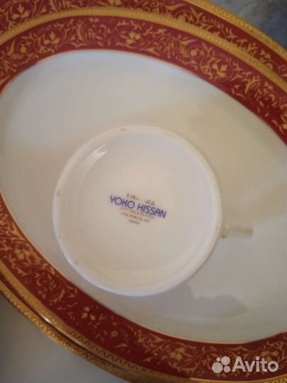 Набор столовой посуды японский фарфор новый