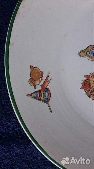 Коллекционная настенная тарелка. Агитация. СССР