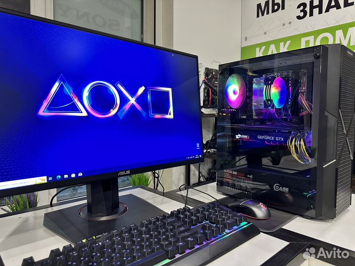 Игровой компьютер Ryzen 5 3600, GTX 1080 ti, 16gb