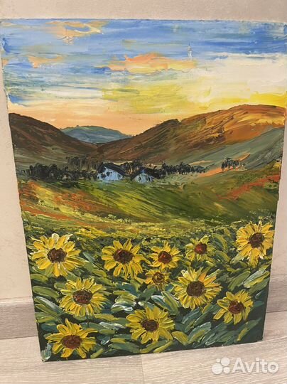 Картина маслом пейзаж