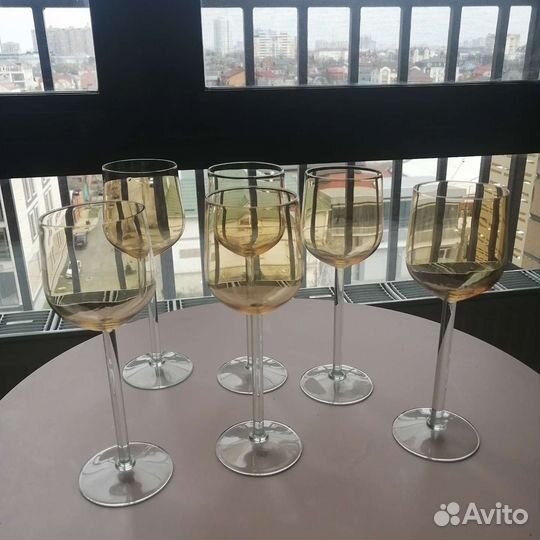 Бокалы Калининского стекольного завода 70х г