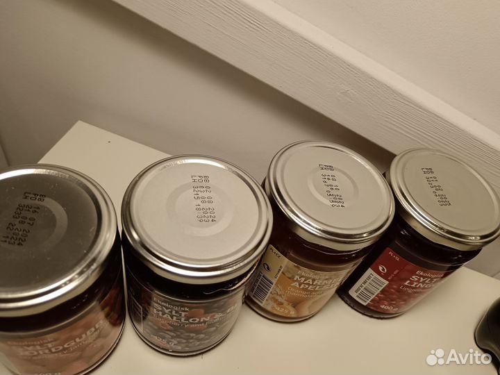 Баночки Икеа Брусника джем/брус