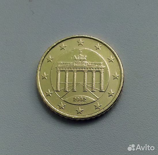 Монета 50 евроцентов