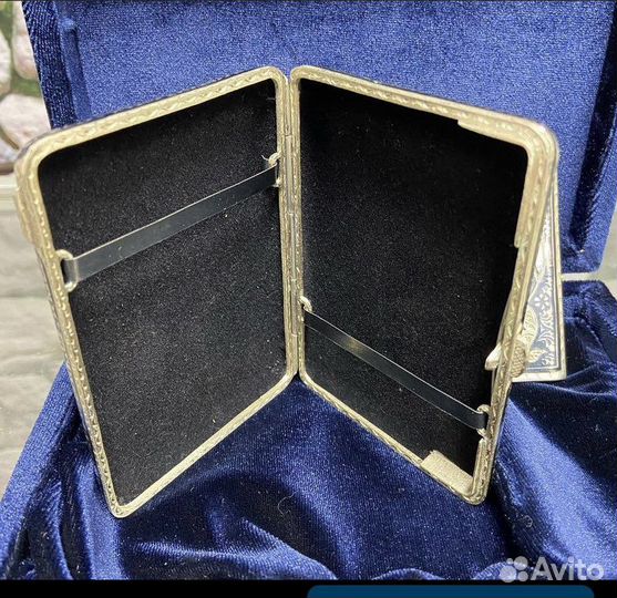 Портсигар серебряный СССР кубачи