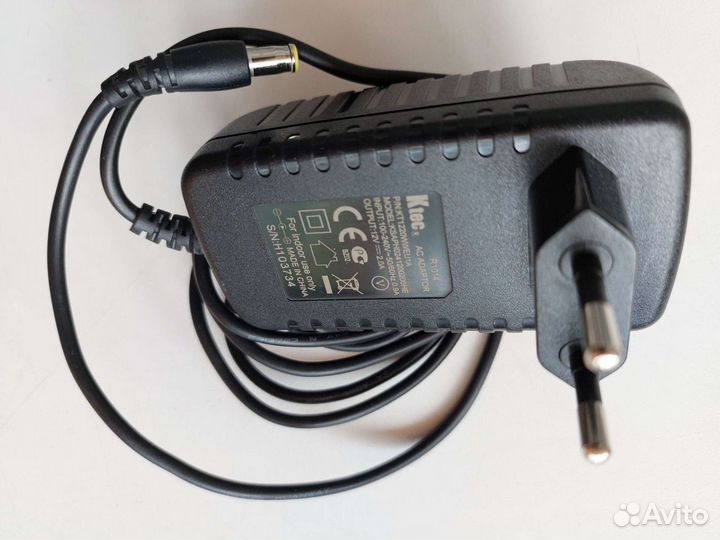 Блок питания адаптер 12v (2А, 1,5А, 1А)